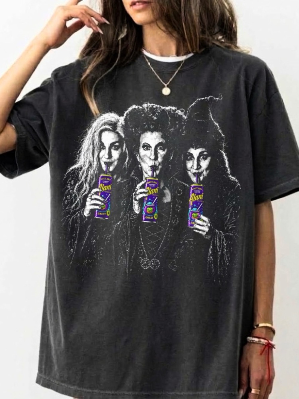 Hocus Pocus Halloween Sanderson Sisters Energy Drink Comfort Colors Tee